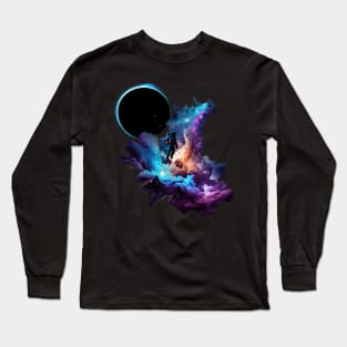 Space Eclipse 2024 Long Sleeve T-Shirt